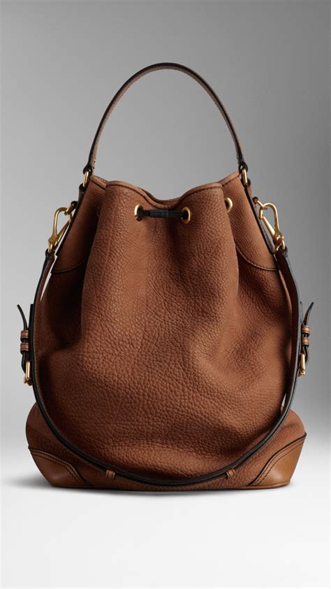 large burberry hobo bag nylon dark brown|burberry over the shoulder bags.